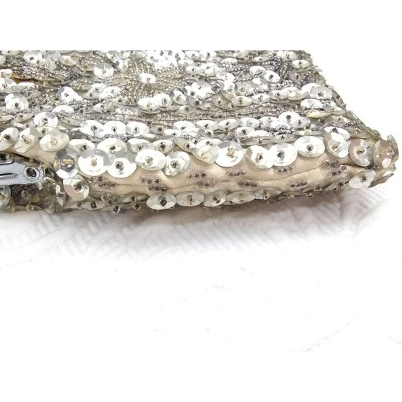Vintage cocktail/ formal /evening sequined handbag made in Hong Kong - Picture 5 of 12